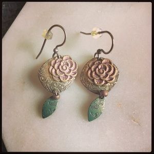 Jody Coyote Rose Earrings